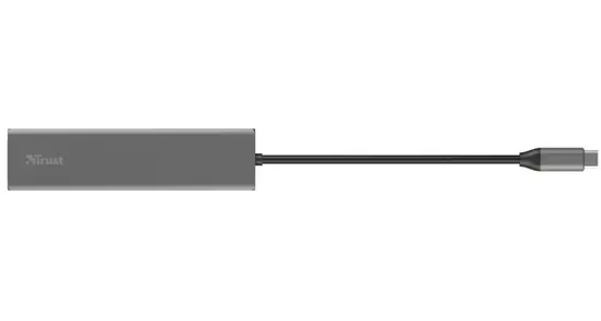 USB хъб TRUST Halyx Fast USB-C Hub & Card Reader