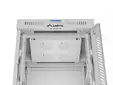 Комуникационен шкаф Lanberg rack cabinet 19' free-standing 15U600x600 (flat pack) with glass door lcd grey v2