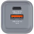 Зарядно устройство Verbatim GNC-35 GaN Charger 2 Port 35W USB AC (EUUKUS)