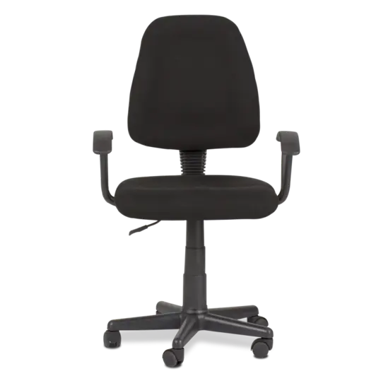 Работен стол ЗОЯ- черен, снима отпред