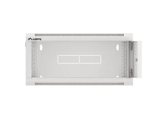 Комуникационен шкаф Lanberg rack cabinet 19' wall-mounted 4U 600 fast assembly (flat pack) grey
