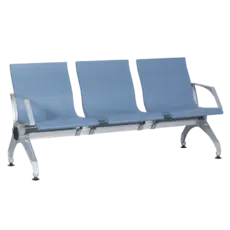Посетителска пейка BTL- триместна, син цвят