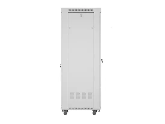 Комуникационен шкаф Lanberg rack cabinet 19' free-standing 42U600x800 (flat pack) with glass door lcd grey v2