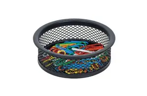 Поставка за кламери мрежа черен