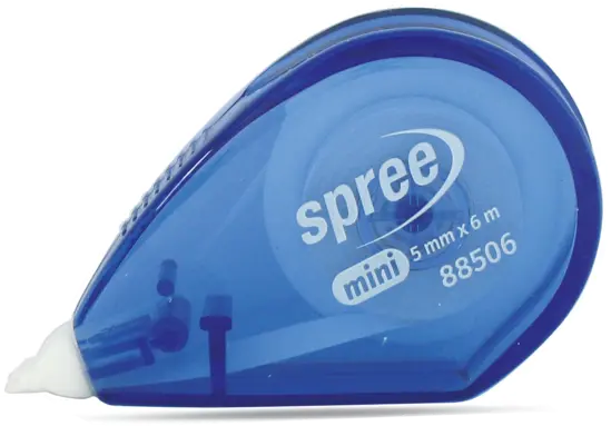Коректор лента Spree mini 5 мм 6 м син