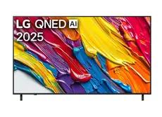 Телевизор LG 75QNED82A3B, 75" 4K QNED HDR Smart TV, 3840x2160, DVB-T2/C/S2, Alpha 7 AI Processor, HDR10 / HLG, webOS 25 ThinQ, VRR / ALLM / HGiG, 4K Upscaling, WiFi 5, Voice Controll, Bluetooth 5.1, AirPlay 2, LAN, CI, HDMI, SPDIF, Google Cast, 2 pole Sta