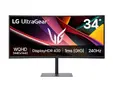 Монитор LG 34G630A-B, 34", UltraGear 21:9 Curved, VA, 1ms MBR, 5ms, WQHD (3440x1440), 240Hz, HDR 400, 4000:1, 300cdm2, DCI-P3 95%, Free-sync, NVIDIA G-SYNC Compatible, VRR, USB, USB-C, HDMI, DP, Speakers 5Wx2, PIP, PBP, Height, Swivel, Tilt, Black