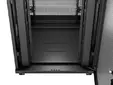 Комуникационен шкаф Lanberg rack cabinet 19' free-standing 47U800X800 (FLAT PACK) with mesh door LCD black