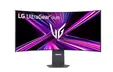 Монитор LG 45GX950A-B, 44.5" UltraGear curved 21:9, 0.03ms, Dual QHD 5K (5120x1440), WUHD 165Hz/ WFHD Dual Mode 330Hz, USB Type-C, 275 cd/m2, 1500000:1, NVIDIA G-Sync, AMD FreeSYnc, USB Type-C 90W, HDR 400, HDMI, DisplayPort, Speacer, DTS, LG Switch, Tilt