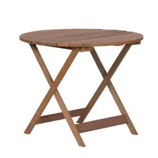 Сгъваема градинска маса ЛЮСИ- с кръгъл плот