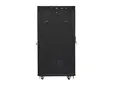 Комуникационен шкаф Lanberg rack cabinet 19' free-standing 27U800x1000 (flat pack) with glass door lcd black v2