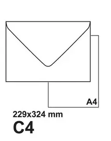 Плик за секретна поща С4 229х324 50 бр