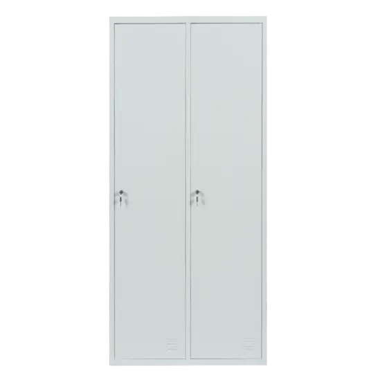 Метален гардероб BTL K с 2 отделения 183х81х50 см- затворе, сив цвят