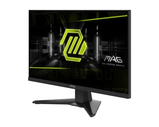 Монитор MSI MAG 244F Gaming Monitor, 23.8", 0.5ms, 200Hz Rapid IPS, 1920x1080, AMD FreeSync Premium, AI Vision, Console Mode, HDR Ready, 300nits AG, 1.07B, 1000:1, 100M:1, DP(1.2a), HDMI(2.0b), Headphone out, Tilt, VESA 100, Black, 2.9kg