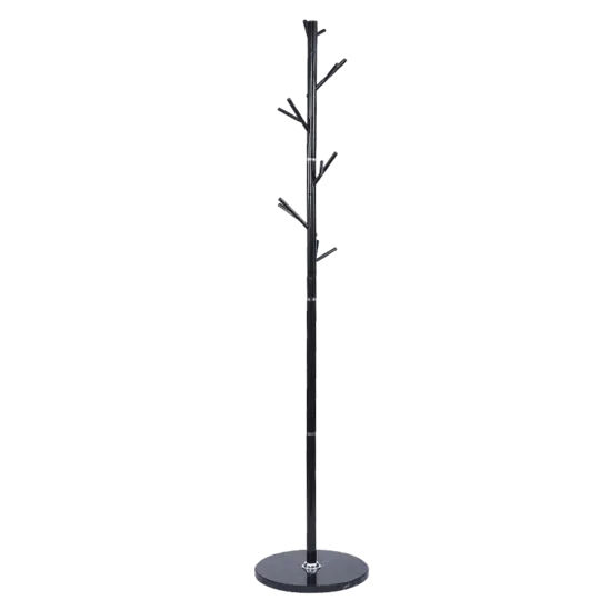 Закачалка за дрехи KISA- снимка отпред, черен цвят