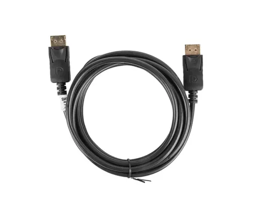Кабел Lanberg display port MM cable 3m 4K, black