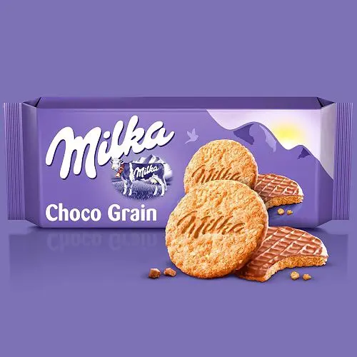 Бисквити Milka пълнозърнести 126 гр