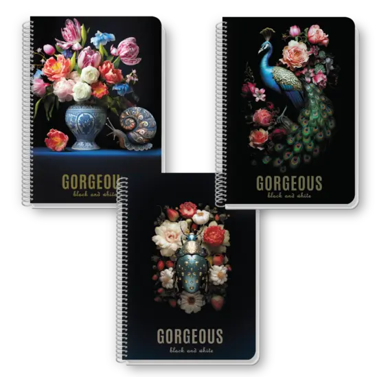 Тетрадка спирала А5 Gorgeous 105 л