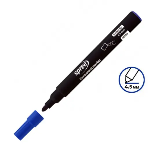 Перманентен маркер Spree син