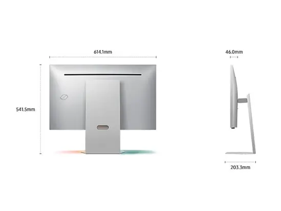 Монитор Samsung LS27FG900XU 27" Odyssey 3D G90XF 4K 165Hz IPS  16:9 3840 x 2160 Display Port  HDMI USB Hub, Silver