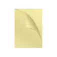 Джоб за документи L образен матиран 120 микр 100 бр- жълт