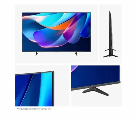 Телевизор Hisense 55" A6S, 4K Ultra HD 3840x2160, DLED, DFA, Precision Colour, HDR 10+, HLG, Dolby Vision,Light sensor, Smart TV, WiFi, BT, AnyView Cast, Gaming Mode, 1xHDMI2 eArc, 3xHDMI, 2xUSB, LAN, CI+, DVB-T2/C/S2, Black