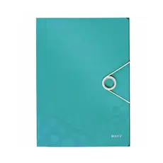 Папка с ластик и 3 капака Leitz WOW тюркоаз