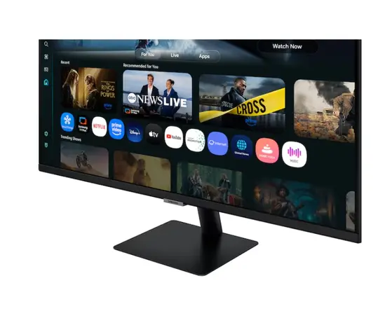 Монитор Samsung LS32FM700 32" VA LED, SMART 3840x2160  3xUSB 2.0, 2xHDMI 1.4, Wi-Fi 5, Bluetooth, Speakers, Black