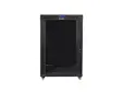 Комуникационен шкаф Lanberg rack cabinet 19' free-standing 22U800x1000 (flat pack) with mesh door lcd black v2