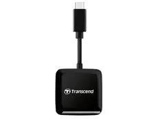 Четец за карти Transcend SDmicroSD Card Reader, USB 3.2 Gen 1, Black, Type C
