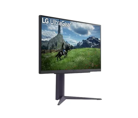 Монитор LG 27GS85Q-B, 27', UltraGear™ QHD Nano IPS, 1ms, AG, QHD (2560x1440), 200Hz, HDR 400, 1000:1, 400cdm2, DCI-P3 98%, USB3.0 (1up2down), AMD Free-sync, NVIDIA G-Sync, HDMI, DisplayPort, Height adjustment, Tilt, Pivot, Headphone Out, Black