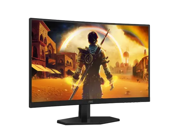 Монитор AOC C27G42E, 27' Curved 1500R, VA, WLED, 1920x1080@180Hz, 1ms GtG, 0.5ms MPRT, 300cd m2, 3000:1, 80M:1 DCR, Adaptive Sync, FlickerFree, Low Blue Light, 2Wx2, Tilt, 2xHDMI, DP