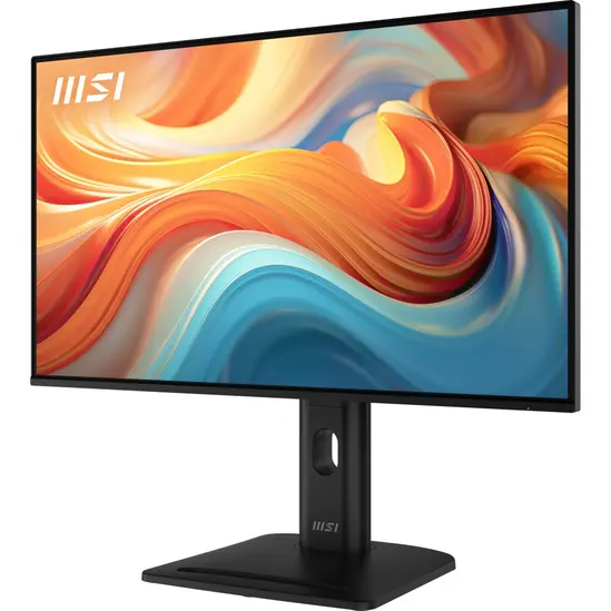 Монитор MSI PRO MP275PG E14 Proffesional Bussiness Monitor, 27", 1ms, 144Hz IPS, 1920x1080, FSync, EyesErgo, Anti-flicker, Eye-Q Check, Project Mode, HDR Ready, 300nits AG, 1500:1, 100M:1, sRGB 116%, DP, HDMI, D-Sub, 2x2W, Pivot, Heigh Adj., VESA, Black, 