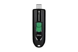 Памет Transcend 256GB, USB3.2, Pen Drive, Type-C, Capless, Black