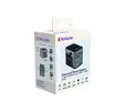 Адаптер Verbatim UTA-03 Universal Travel Adapter with 1 x USB-C PD 30W & QC 3.0  2 x USB-C  2 x USB-A