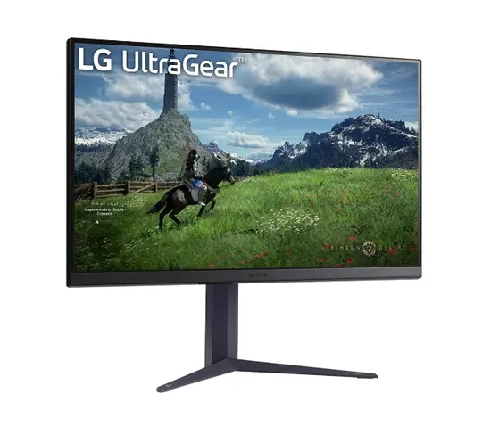 Монитор LG 32GS85Q-B, 31.5' UltraGear Nano IPS 1ms, AG, 180Hz, 1000:1, 350cdm2, QHD (2560x1440), AMD FreeSync, NVIDIA G-SYNC, HDR 10, DCI-P3 98%, USB, HDMI, DisplayPort, Reader mode, Dynamic Action Sync, Headphone out, Height Adjustable,Tilt, Swivel, Bla