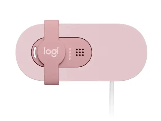 Уебкамера Logitech Brio 100 Full HD Webcam - ROSE - USB - NA - EMEA28-935 - WEBCAM
