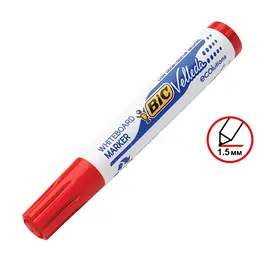 Маркер за бяла дъска  Bic  червен с пиктограма