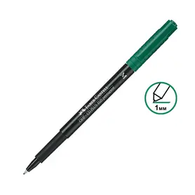 Тънкописец Faber-Castell 1525 OHP М зелен