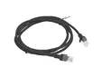 Кабел Lanberg patch cord CAT.6 1.5m, black
