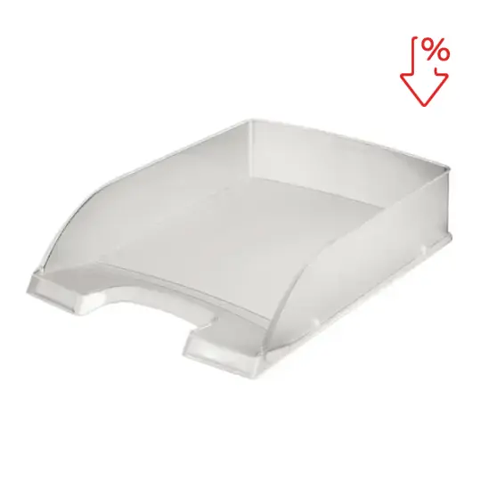 Хоризонтална поставка прозрачна с пиктограма