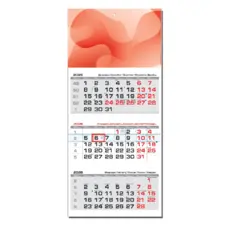 Работен календар Бизнес - червен