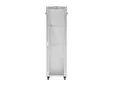 Комуникационен шкаф Lanberg rack cabinet 19' free-standing 42U600x800 (flat pack) with glass door lcd grey v2