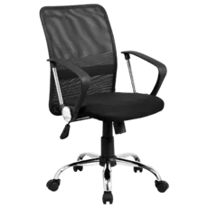 Работен стол КРЕМЕНА- снимка отстрани, меш