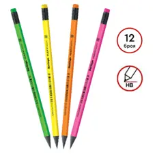 Молив Berlingo Flexy Neon НB с гума 12 броя