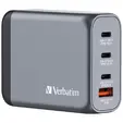 Зарядно устройство Verbatim GNC-100 GaN Charger 4 Port 100W USB AC (EUUKUS)