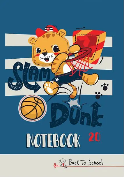 Тетрадка телчета А5 вестник 20 л малки квадратчета