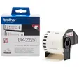 Консуматив Brother DK-22251 Roll, Black and Red on White Continuous Length Paper Tape, 62mm x 15.24m