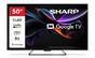 Телевизор Sharp 50HR7265E, 50' QLED  GOOGLE TV, 4K 144Hz Quantum Dot 3840x2160 Frameless, AQUOS AI, DVB-T/T2/C/S/S2, Active Motion 1400, HDR10, Dolby Atmos, Dolby Vision, DTS:X, Google Assistant, HDMI eARC, Mini Composite/CVBS + Audio input, USB, Wi-Fi, B