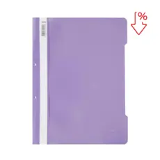 Папка PVC с перфорация лилава с пиктограма